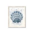 Picture of Blue Seashell _GroupedProduct_Rectangle_Portrait_Framed_Matted_