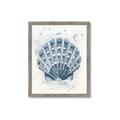 Picture of Blue Seashell _GroupedProduct_Rectangle_Portrait_Framed_Matted_