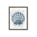 Picture of Blue Seashell _GroupedProduct_Rectangle_Portrait_Framed_Matted_