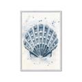 Picture of Blue Seashell _GroupedProduct_Rectangle_Portrait_Framed_Matted_