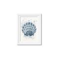 Picture of Blue Seashell _GroupedProduct_Rectangle_Portrait_Framed_Matted_