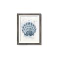 Picture of Blue Seashell _GroupedProduct_Rectangle_Portrait_Framed_Matted_