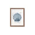 Picture of Blue Seashell _GroupedProduct_Rectangle_Portrait_Framed_Matted_
