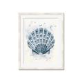 Picture of Blue Seashell _GroupedProduct_Rectangle_Portrait_Framed_Matted_