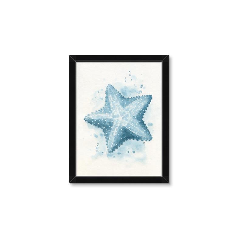 Picture of Teal Starfish _GroupedProduct_Rectangle_Portrait_Framed_Matted_