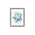 Picture of Teal Starfish _GroupedProduct_Rectangle_Portrait_Framed_Matted_