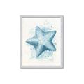 Picture of Teal Starfish _GroupedProduct_Rectangle_Portrait_Framed_Matted_