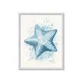 Picture of Teal Starfish _GroupedProduct_Rectangle_Portrait_Framed_Matted_
