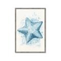 Picture of Teal Starfish _GroupedProduct_Rectangle_Portrait_Framed_Matted_