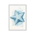 Picture of Teal Starfish _GroupedProduct_Rectangle_Portrait_Framed_Matted_