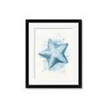 Picture of Teal Starfish _GroupedProduct_Rectangle_Portrait_Framed_Matted_