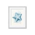 Picture of Teal Starfish _GroupedProduct_Rectangle_Portrait_Framed_Matted_