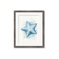 Picture of Teal Starfish _GroupedProduct_Rectangle_Portrait_Framed_Matted_
