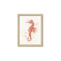 Picture of Coral Seahorse _GroupedProduct_Rectangle_Portrait_Framed_Matted_