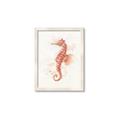Picture of Coral Seahorse _GroupedProduct_Rectangle_Portrait_Framed_Matted_