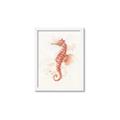 Picture of Coral Seahorse _GroupedProduct_Rectangle_Portrait_Framed_Matted_