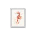 Picture of Coral Seahorse _GroupedProduct_Rectangle_Portrait_Framed_Matted_
