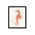 Picture of Coral Seahorse _GroupedProduct_Rectangle_Portrait_Framed_Matted_