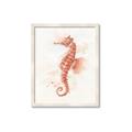 Picture of Coral Seahorse _GroupedProduct_Rectangle_Portrait_Framed_Matted_