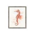 Picture of Coral Seahorse _GroupedProduct_Rectangle_Portrait_Framed_Matted_