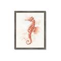 Picture of Coral Seahorse _GroupedProduct_Rectangle_Portrait_Framed_Matted_