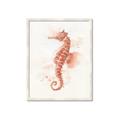 Picture of Coral Seahorse _GroupedProduct_Rectangle_Portrait_Framed_Matted_