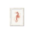 Picture of Coral Seahorse _GroupedProduct_Rectangle_Portrait_Framed_Matted_