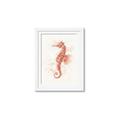 Picture of Coral Seahorse _GroupedProduct_Rectangle_Portrait_Framed_Matted_