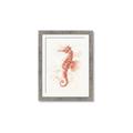 Picture of Coral Seahorse _GroupedProduct_Rectangle_Portrait_Framed_Matted_