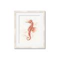 Picture of Coral Seahorse _GroupedProduct_Rectangle_Portrait_Framed_Matted_
