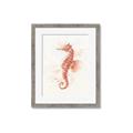 Picture of Coral Seahorse _GroupedProduct_Rectangle_Portrait_Framed_Matted_