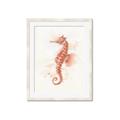 Picture of Coral Seahorse _GroupedProduct_Rectangle_Portrait_Framed_Matted_