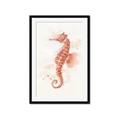 Picture of Coral Seahorse _GroupedProduct_Rectangle_Portrait_Framed_Matted_