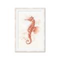 Picture of Coral Seahorse _GroupedProduct_Rectangle_Portrait_Framed_Matted_