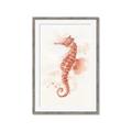 Picture of Coral Seahorse _GroupedProduct_Rectangle_Portrait_Framed_Matted_