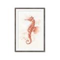 Picture of Coral Seahorse _GroupedProduct_Rectangle_Portrait_Framed_Matted_