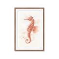 Picture of Coral Seahorse _GroupedProduct_Rectangle_Portrait_Framed_Matted_