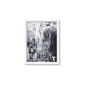 Picture of Abstract With Silver Foil _GroupedProduct_Rectangle_Portrait_Framed_Matted_