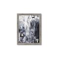 Picture of Abstract With Silver Foil _GroupedProduct_Rectangle_Portrait_Framed_Matted_