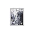 Picture of Abstract With Silver Foil _GroupedProduct_Rectangle_Portrait_Framed_Matted_