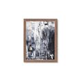 Picture of Abstract With Silver Foil _GroupedProduct_Rectangle_Portrait_Framed_Matted_