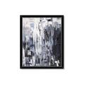 Picture of Abstract With Silver Foil _GroupedProduct_Rectangle_Portrait_Framed_Matted_