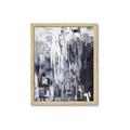 Picture of Abstract With Silver Foil _GroupedProduct_Rectangle_Portrait_Framed_Matted_