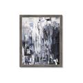 Picture of Abstract With Silver Foil _GroupedProduct_Rectangle_Portrait_Framed_Matted_