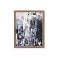Picture of Abstract With Silver Foil _GroupedProduct_Rectangle_Portrait_Framed_Matted_