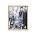 Picture of Abstract With Silver Foil _GroupedProduct_Rectangle_Portrait_Framed_Matted_