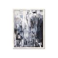 Picture of Abstract With Silver Foil _GroupedProduct_Rectangle_Portrait_Framed_Matted_