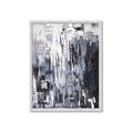 Picture of Abstract With Silver Foil _GroupedProduct_Rectangle_Portrait_Framed_Matted_