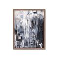 Picture of Abstract With Silver Foil _GroupedProduct_Rectangle_Portrait_Framed_Matted_