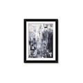 Picture of Abstract With Silver Foil _GroupedProduct_Rectangle_Portrait_Framed_Matted_